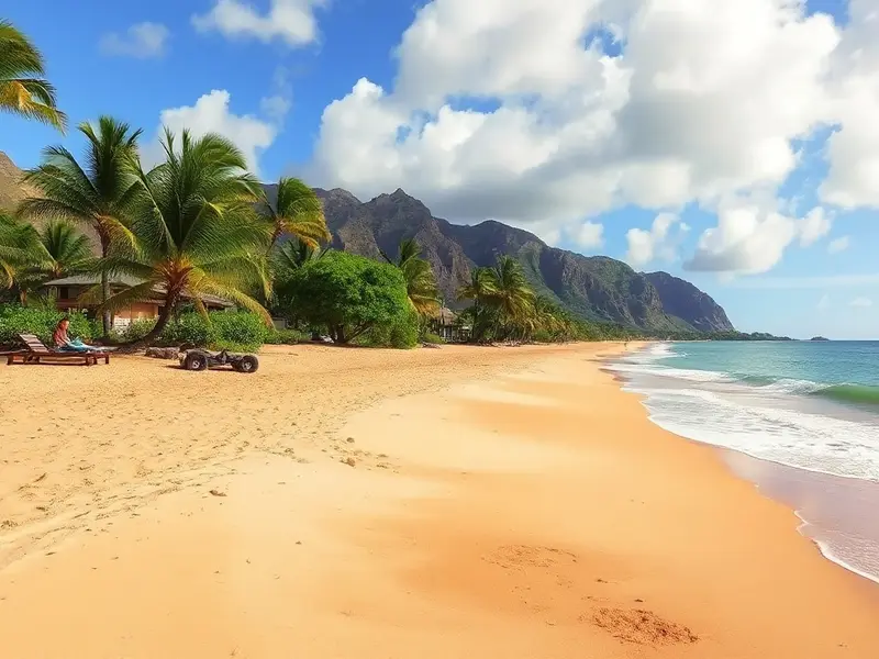 Oahu's North Shore beach